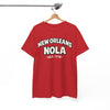 White Smoke New Orleans NOLA Tee — Est. 1718 City Shirt
