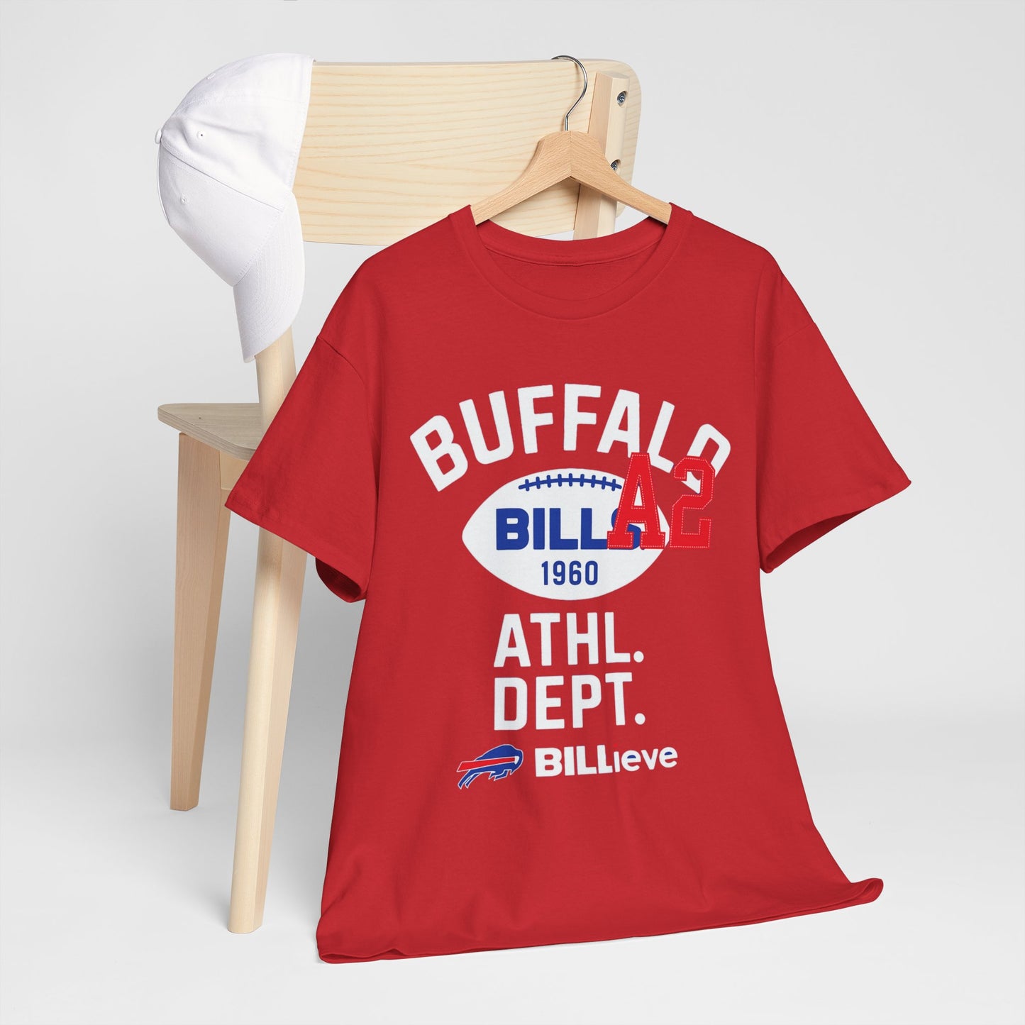 Buffalo Athletic Dept. Tee — 'BILLieve' Football Fan T‑Shirt