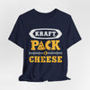 Lavender Pack & Cheese T-Shirt — Kraft Pack Cheese Vintage Deli Graphic Packers football Tee
