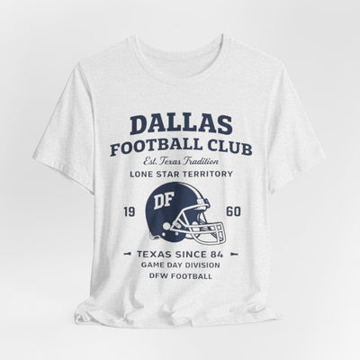 Dallas Football Club Vintage Helmet Tee – football shirt, sportswear style, image 1.0