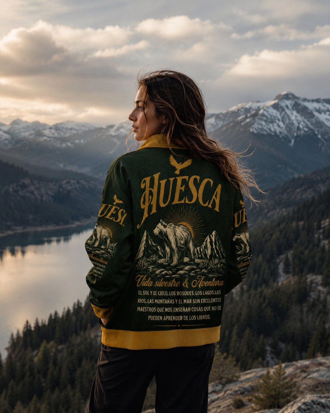 Huesca Vida Silvestre and Aventura Chaqueta Vintage Streetwear streetwear fashion product image 4