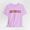Lavender Tricou Bucuresti Romania – Vintage Collegiate Est. 1459 Tee