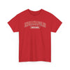 White Smoke Indianapolis Indiana T-Shirt — Retro Collegiate City Tee