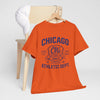 Chocolate Chicago Athletic Dept. Tee — Varsity Chi Vintage Sports T‑Shirt