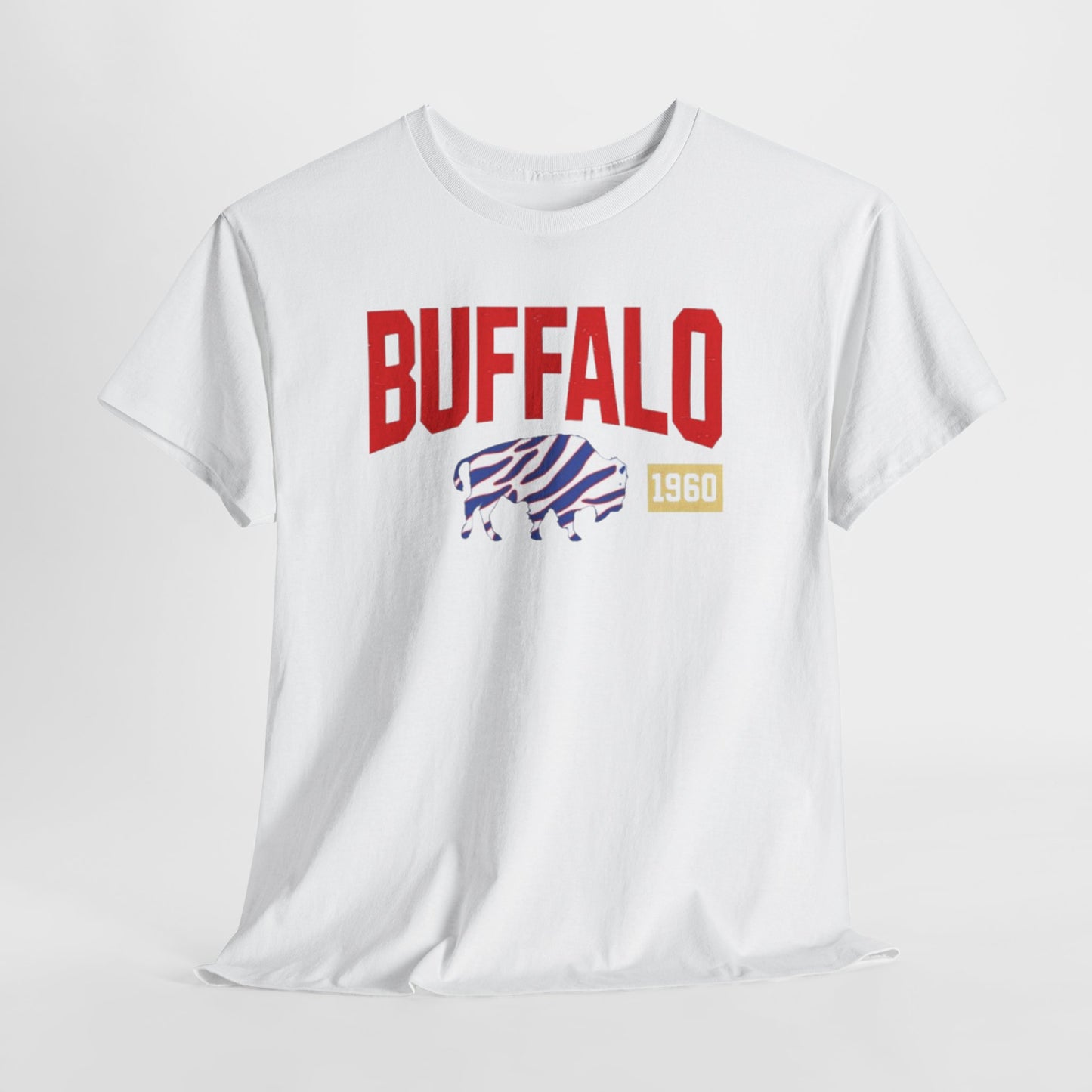 Lavender Buffalo football 1960 Tee – Vintage Buffalo Bison Graphic T-Shirt
