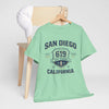 Gray San Diego 619 California Tee — Vintage Athletic City T‑Shirt