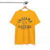 White Smoke Indiana Pacers Basketball Tee — Vintage Varsity  T-Shirt