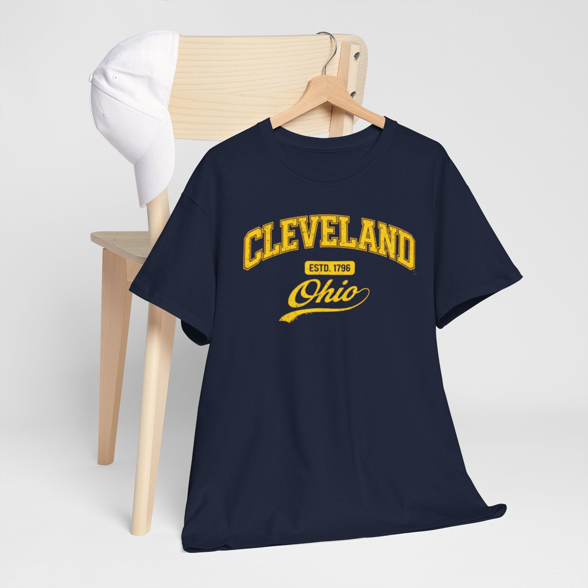 Cleveland Ohio Vintage Script Tee — Retro T-Shirt streetwear fashion product image 8