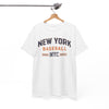 New York baseball tee  NYC t shirt  vintage baseball  sporty shirt – casual fan outfit, breathable comfort wear, image 1.0