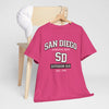 Violet Red San Diego SD T Shirt – Division 619 Athletic California Streetwear Tee