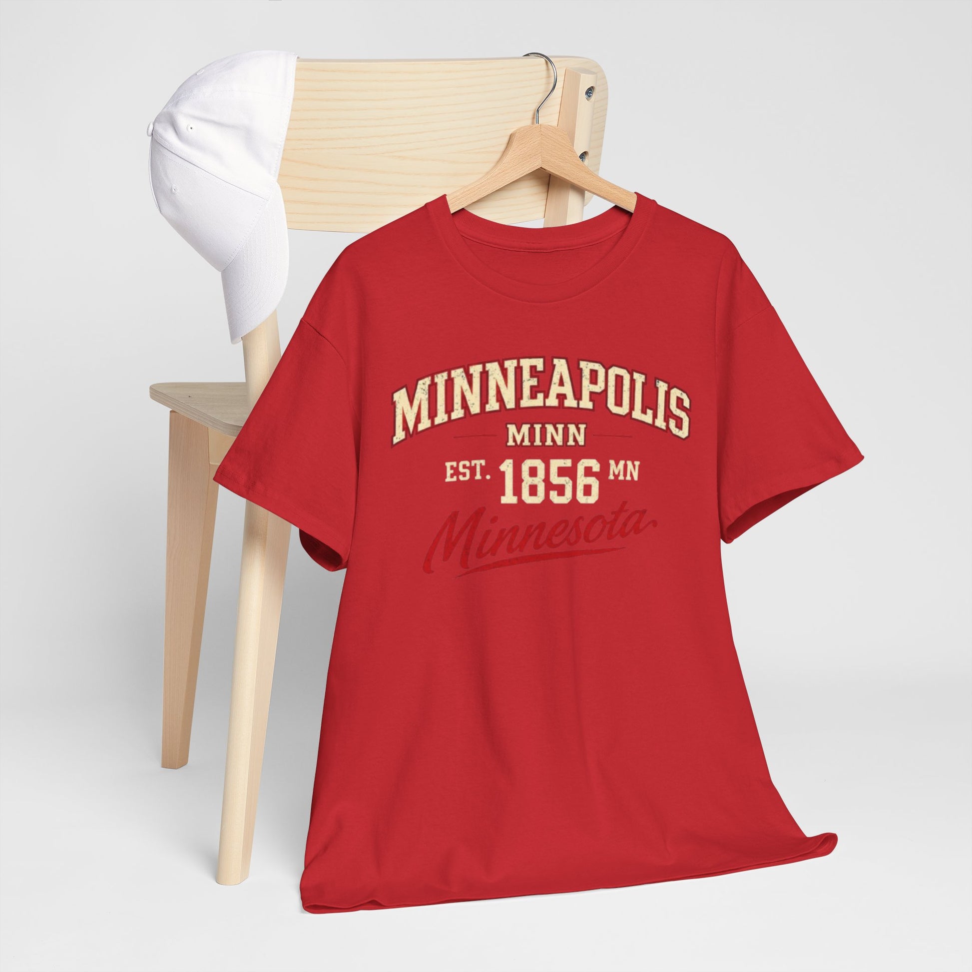 Minneapolis Minnesota 1856 Vintage Graphic Tee streetwear fashion product image 9