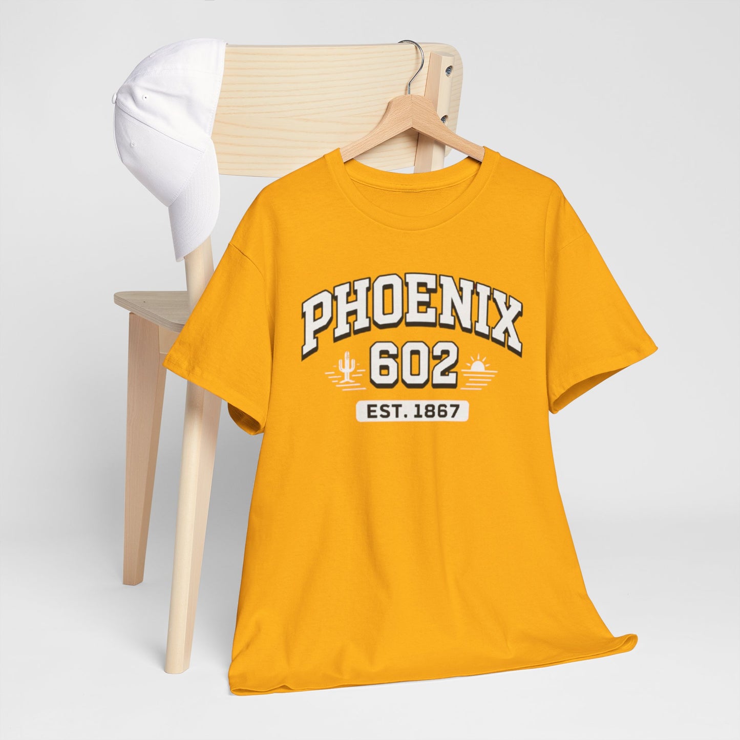 Phoenix 602 Tee — Retro Arizona City Shirt (Est. 1867)