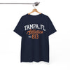 Tampa FL Athletics EST. 813 T-Shirt  area code collegiate tee, Florida athletics graphic tee – lightweight game day shirt, sportswear style, image 1.0