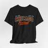 Dark Slate Gray Chicago Football Tee — Vintage Collegiate Style T-Shirt