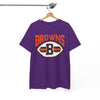 Cleveland Browns Football Logo Tee — Retro Brown & Orange Fan Shirt