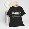Dark Slate Gray Seattle Majestic Tee — The Evergreen State Est. 1851 Graphic T-Shirt