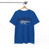 White Smoke Kansas City Missouri Vintage Script Tee — KC MO City  T‑Shirt