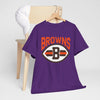Cleveland Browns Football Logo Tee — Retro Brown & Orange Fan Shirt