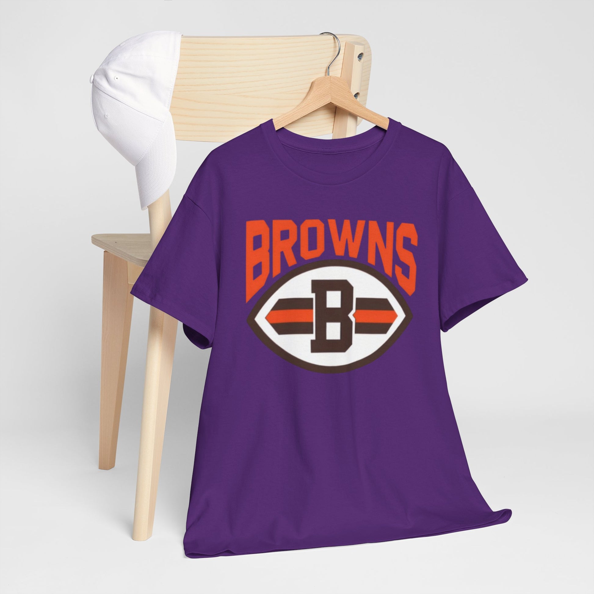 Cleveland Browns Football Logo Tee — Retro Brown & Orange Fan Shirt streetwear fashion product image 11