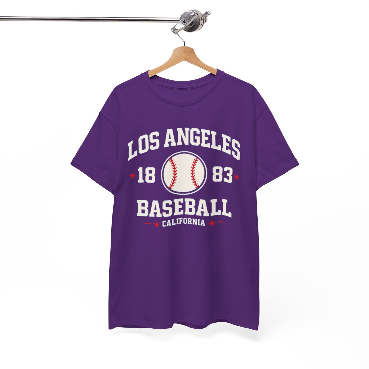 Los Angeles Baseball T Shirt 1883 California Vintage Varsity Baseball Tee