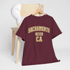 Dark Slate Gray Sacramento 1850 CA T-Shirt — Vintage Collegiate City Tee