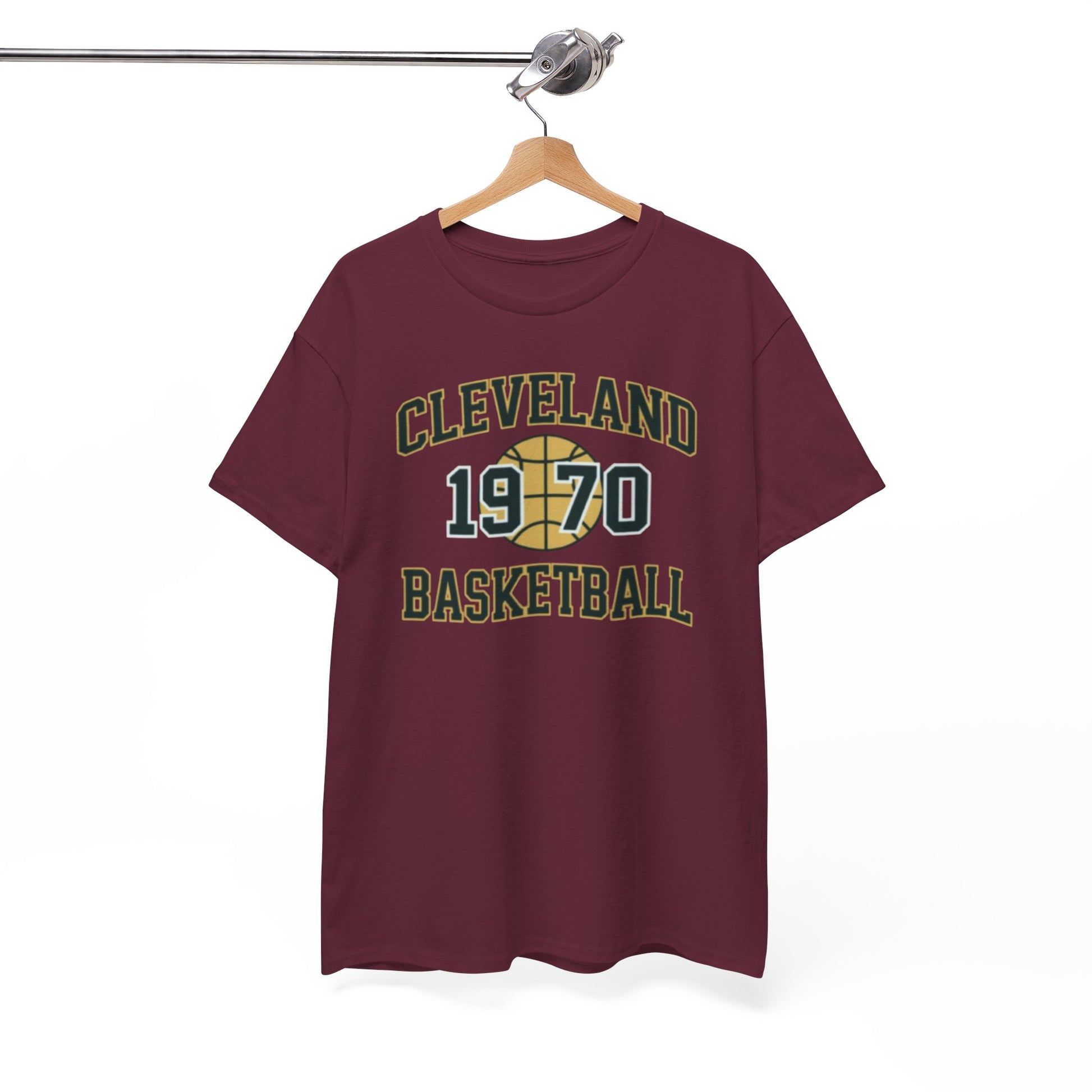 Cleveland 1970 Basketball Tee – Vintage Retro Sports T-Shirt streetwear fashion product image 1