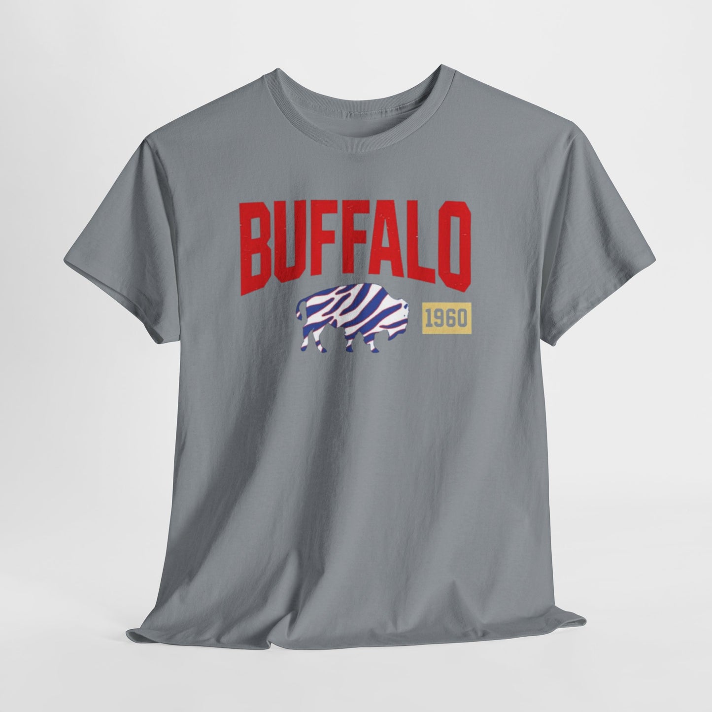 Lavender Buffalo football 1960 Tee – Vintage Buffalo Bison Graphic T-Shirt
