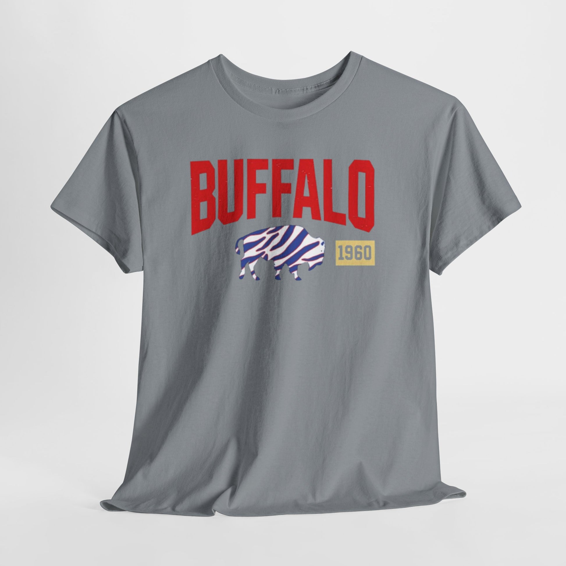 Lavender Buffalo football 1960 Tee – Vintage Buffalo Bison Graphic T-Shirt