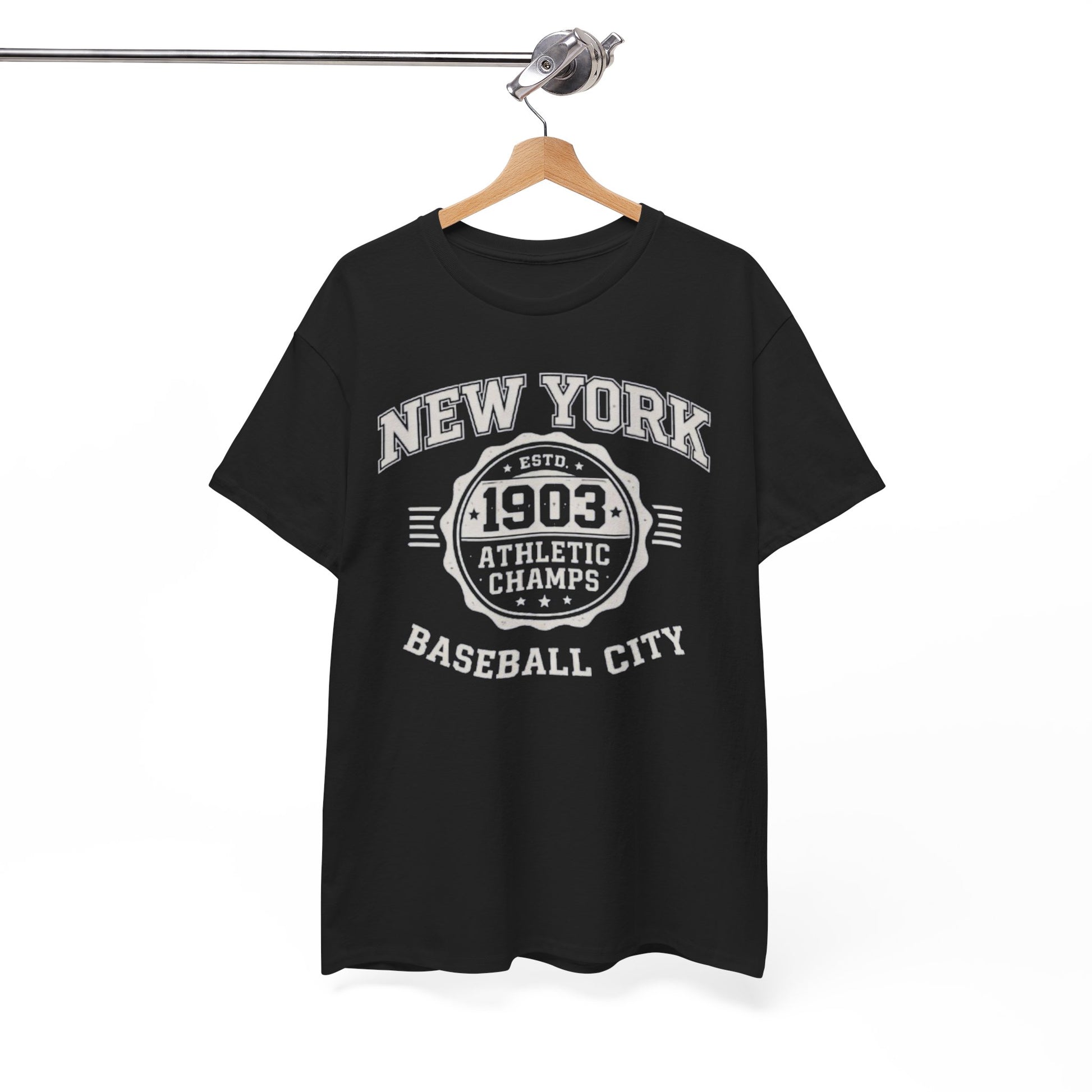 New York Baseball City Tee – 1903 Athletic Champs Vintage Shirt – nfl fan apparel, casual fan outfit, image 1.0