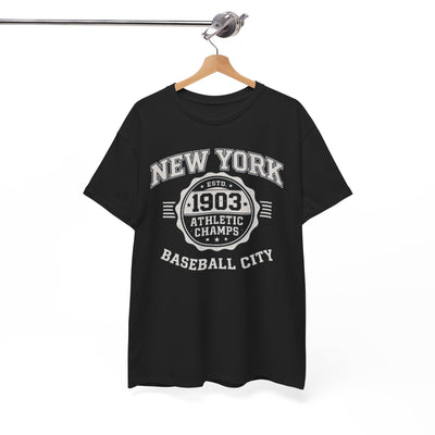 New York Baseball City Tee – 1903 Athletic Champs Vintage Shirt – nfl fan apparel, casual fan outfit, image 1.0