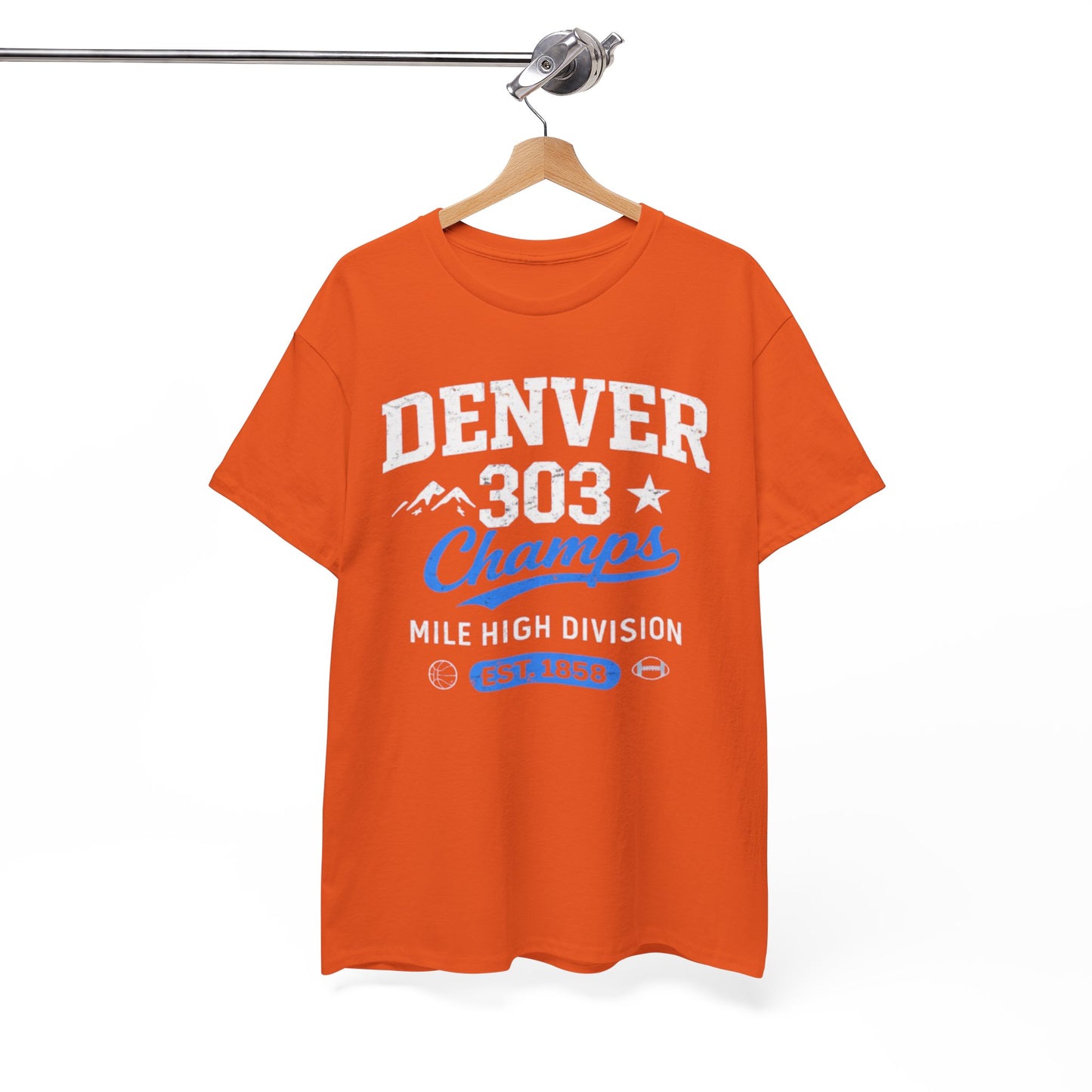 Denver 303 Champs T‑Shirt — Mile High Division Graphic Tee