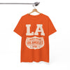 White Smoke Los Angeles Drive and Dream T-Shirt – Oversized West Coast Streetwear City Tee