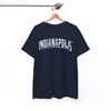 White Smoke Indianapolis Colts Vintage Graphic Tee — City Casual T‑Shirt