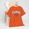 Chocolate Tampa Florida Graphic Tee — Vintage Collegiate City Shirt