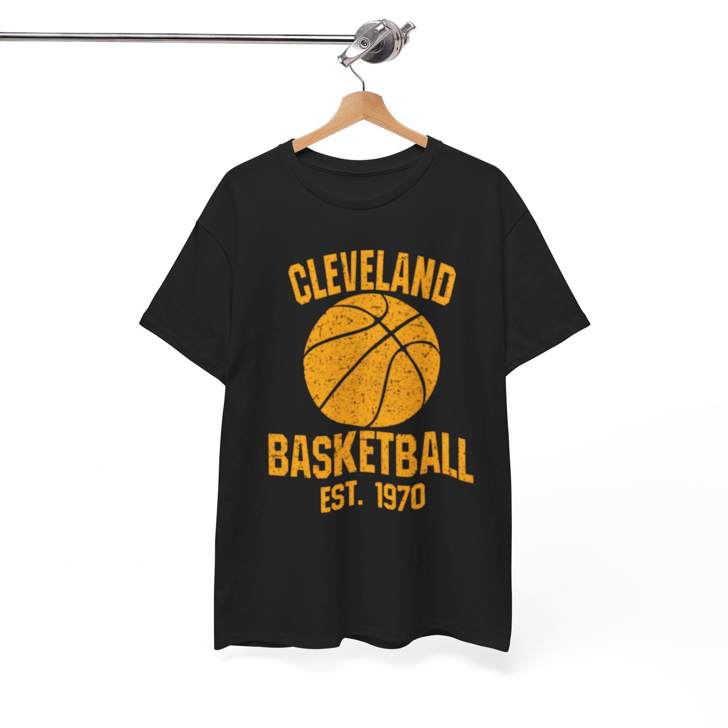 Cleveland Basketball Tee — Vintage Established 1970 Graphic Shirt