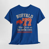 Lavender Buffalo 77 New York Tee — Empire State Vintage Sports Shirt