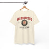 White Smoke City by the Bay San Francisco Sports Heritage T-Shirt – California Urban Graphic Tee