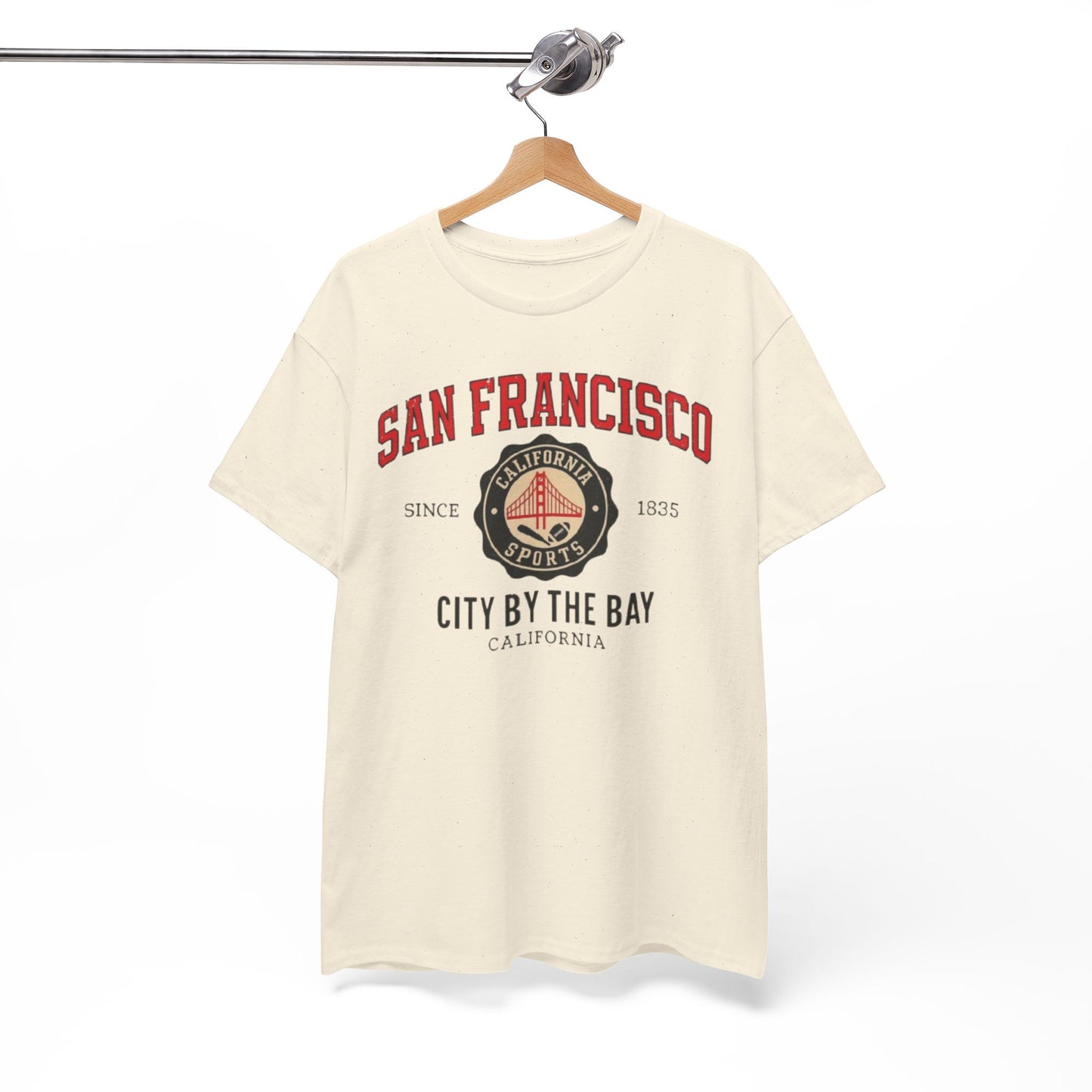 White Smoke City by the Bay San Francisco Sports Heritage T-Shirt – California Urban Graphic Tee