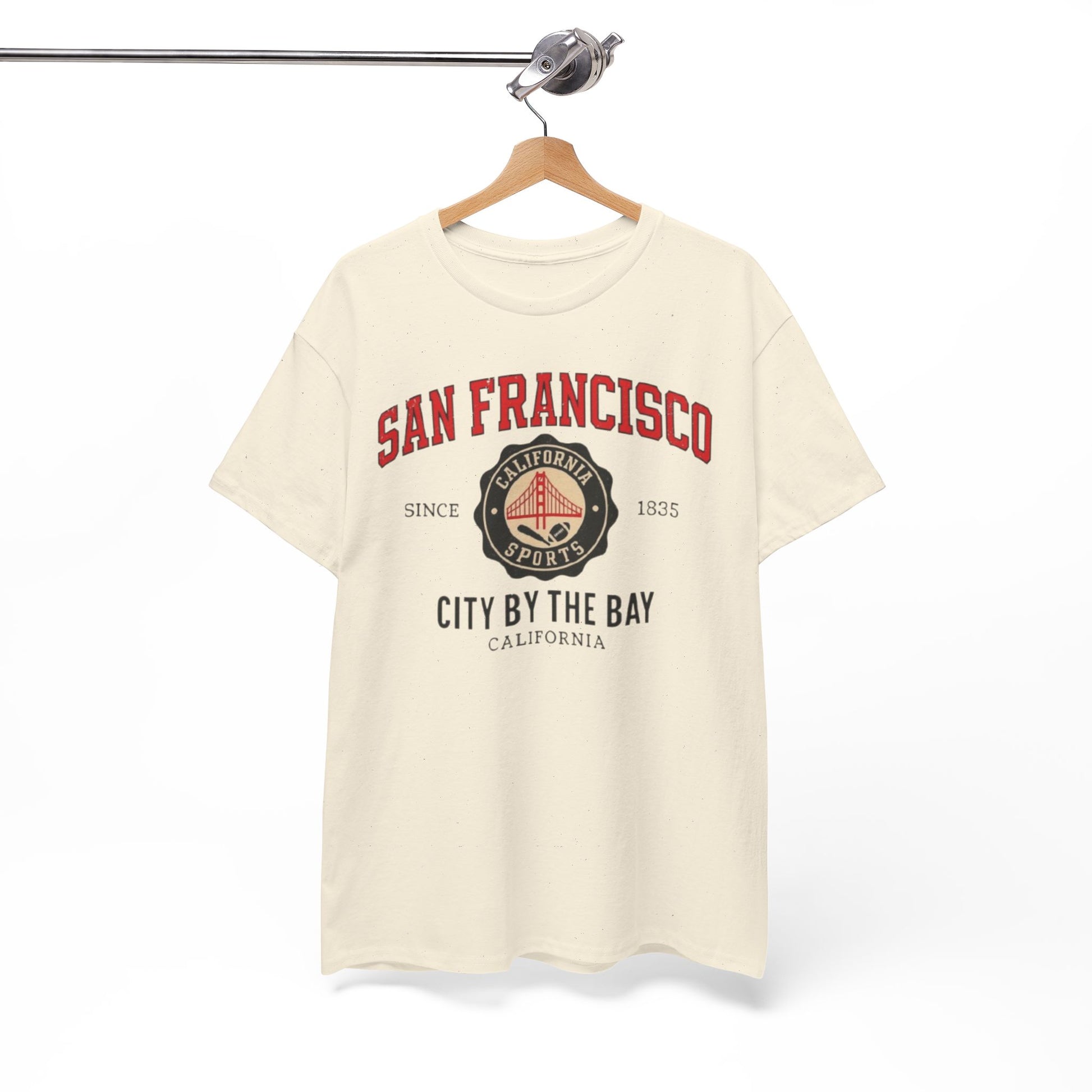 White Smoke City by the Bay San Francisco Sports Heritage T-Shirt – California Urban Graphic Tee