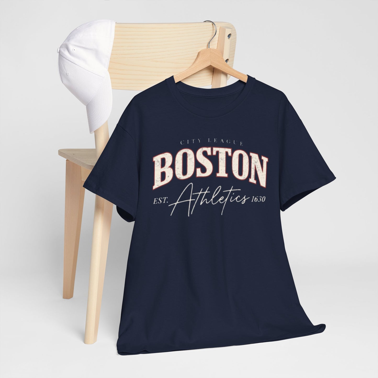 Boston Athletics Tee — Vintage Collegiate Sports Shirt