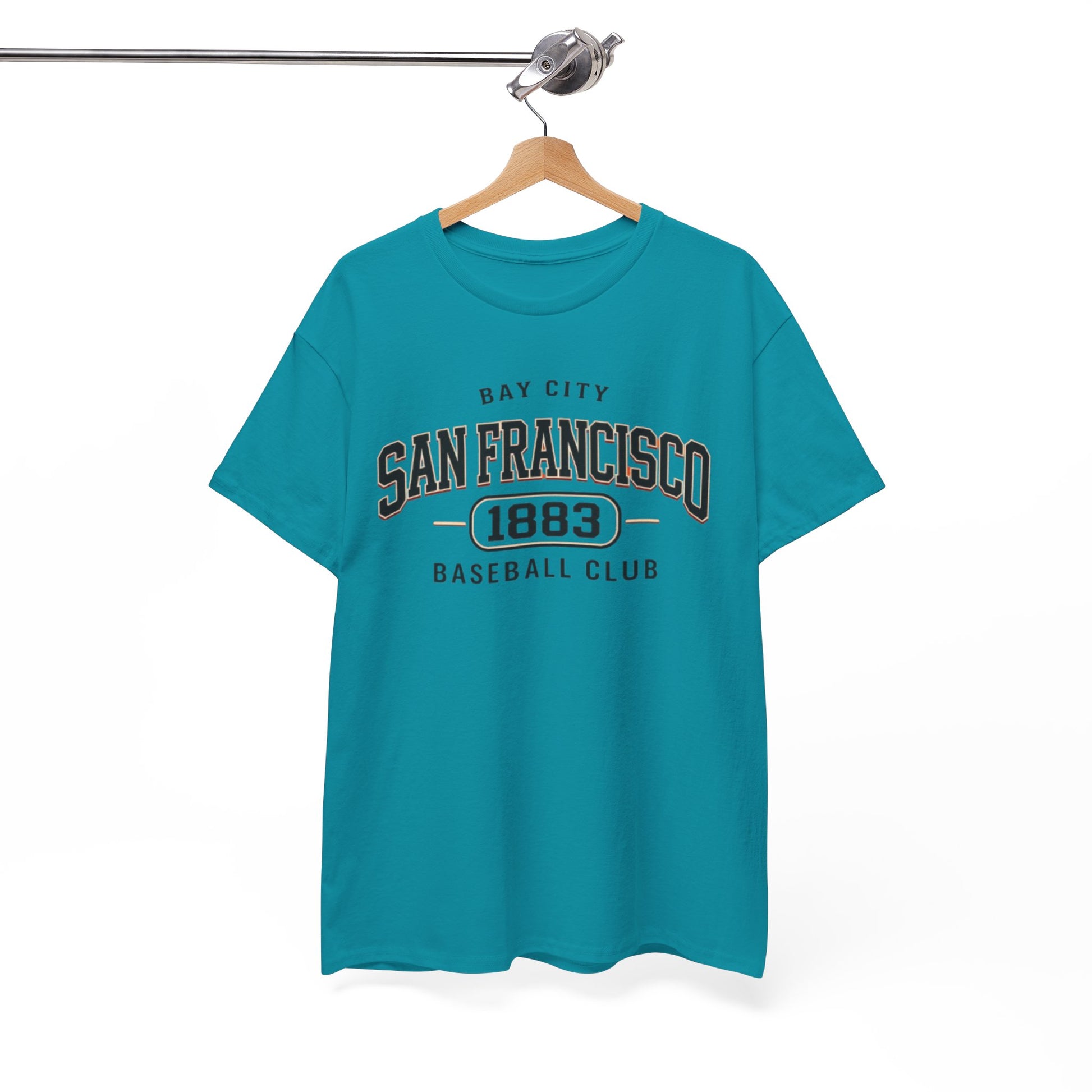 White Smoke San Francisco 1883 Baseball Club Tee — Vintage Bay City Graphic T-Shirt
