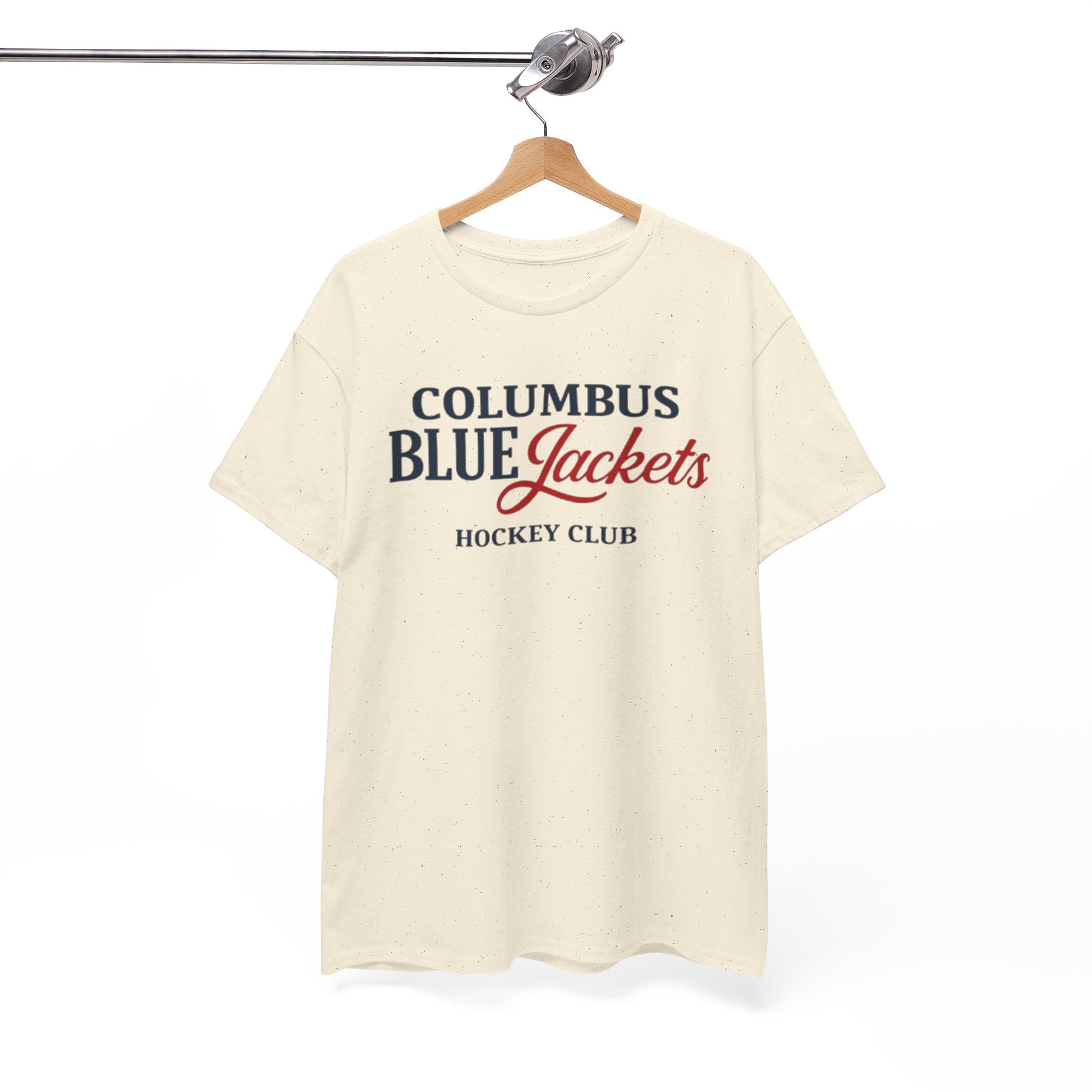 White Smoke Columbus Blue Jackets Hockey Club T‑Shirt