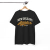 White Smoke New Orleans Athletics T‑Shirt — Vintage Collegiate Sports Tee