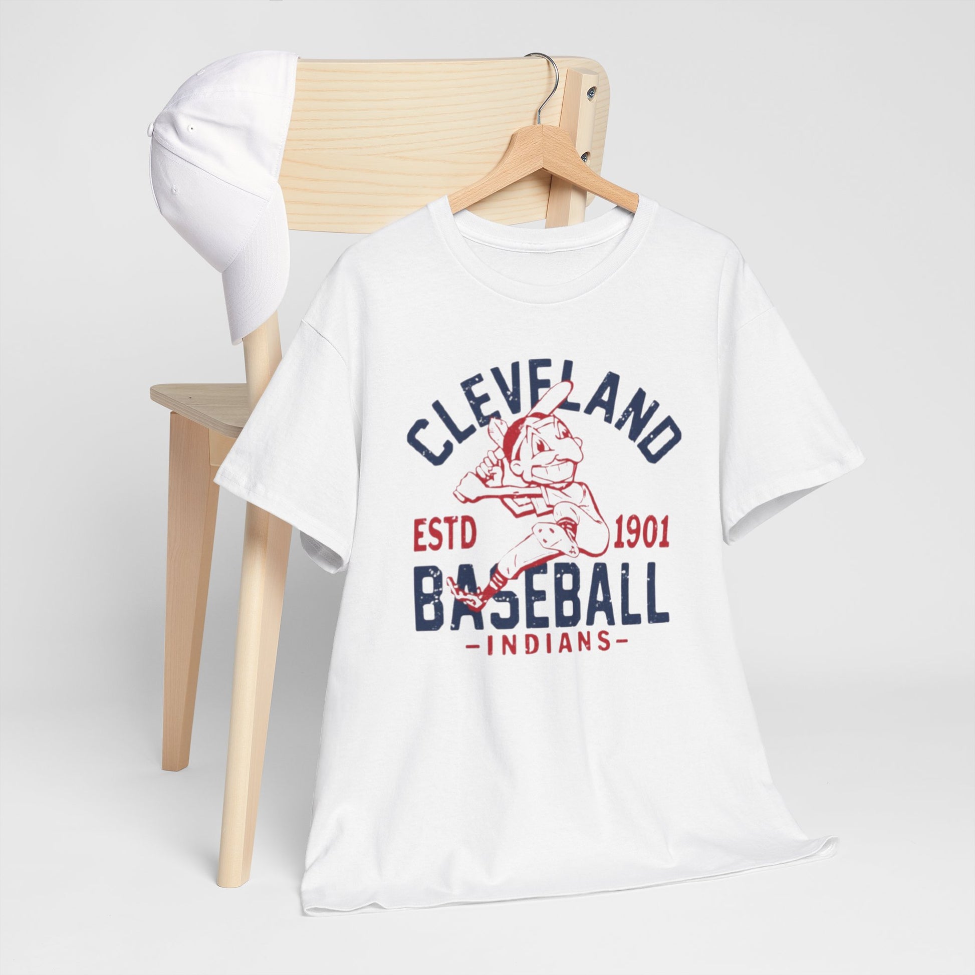 Cleveland Baseball Indians Vintage Logo Tee — Established 1901 Retro Sports T‑Shirt streetwear fashion product image 6