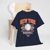 Lavender New York Baseball Club Tee — Vintage Baseball Logo T-Shirt