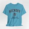 Lavender Kickoff Dallas Football Club Tee — Vintage Star Game Day Shirt
