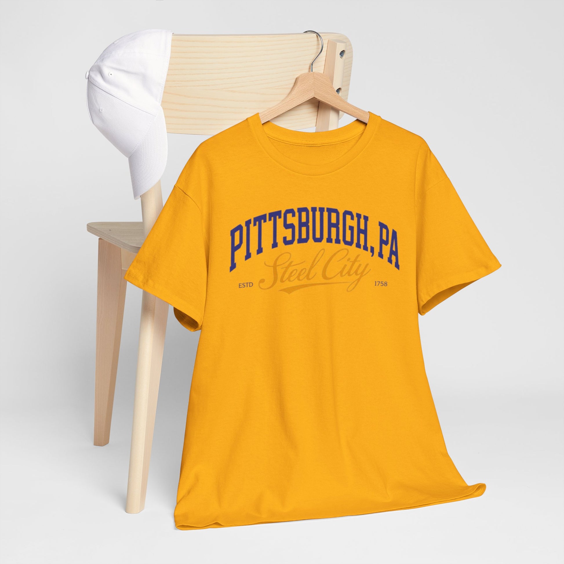Pittsburgh, PA Steel City T‑Shirt — Retro City Urban graphic Tee streetwear fashion product image 13