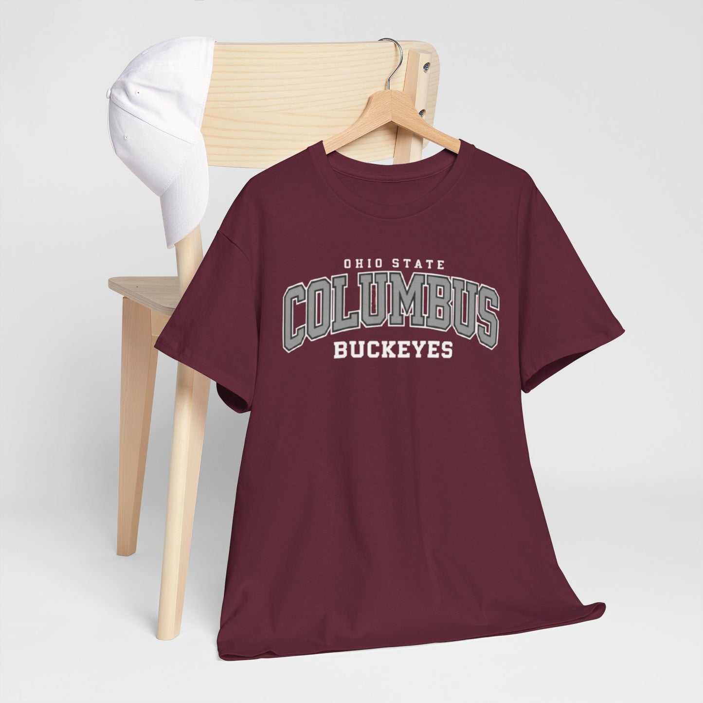 Columbus Buckeyes T-Shirt — Ohio State College Tee M game day varsity apparel