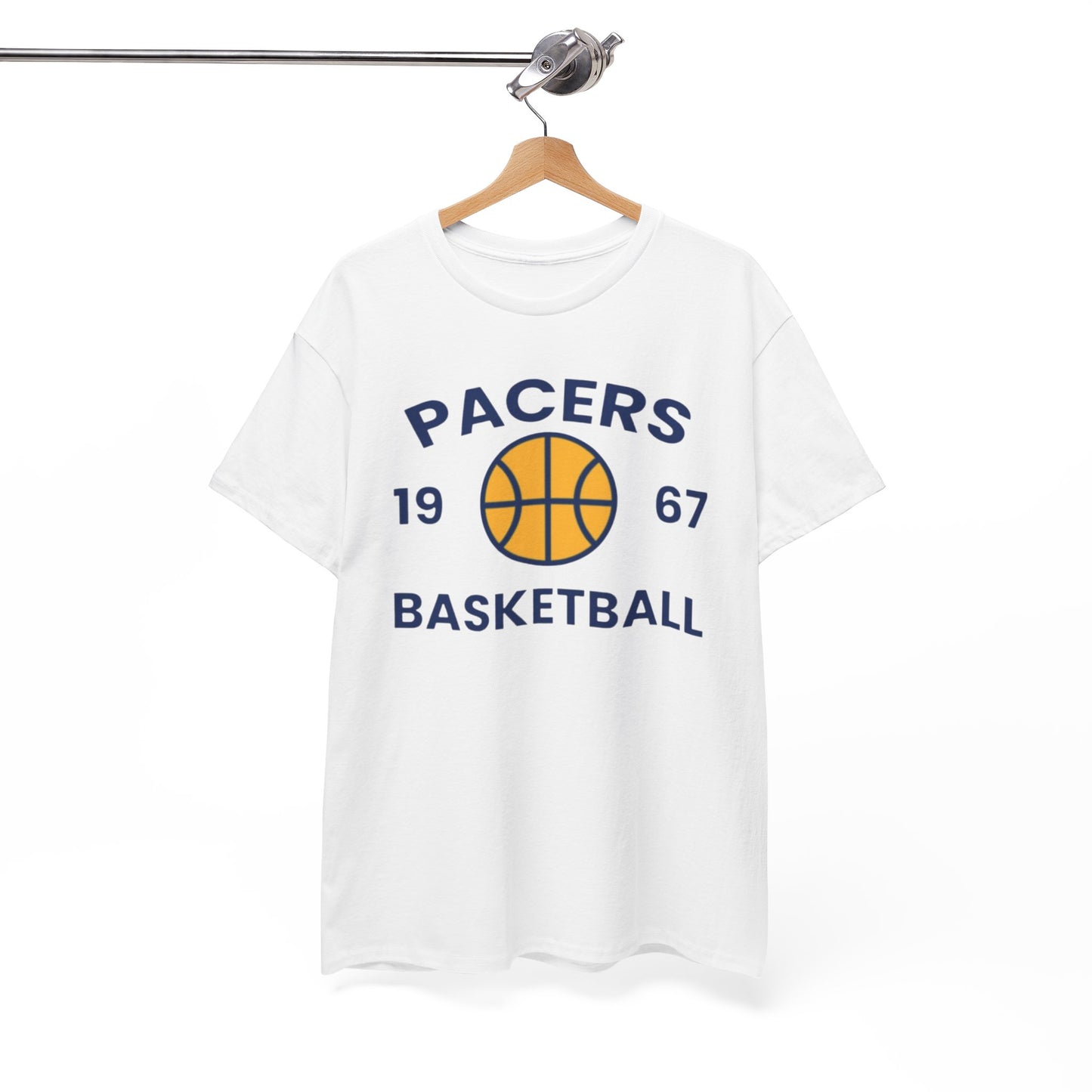 Pacers Basketball Tee – Vintage 1967 Basketball Graphic Shirt – breathable comfort wear, lightweight game day shirt, image 1.0