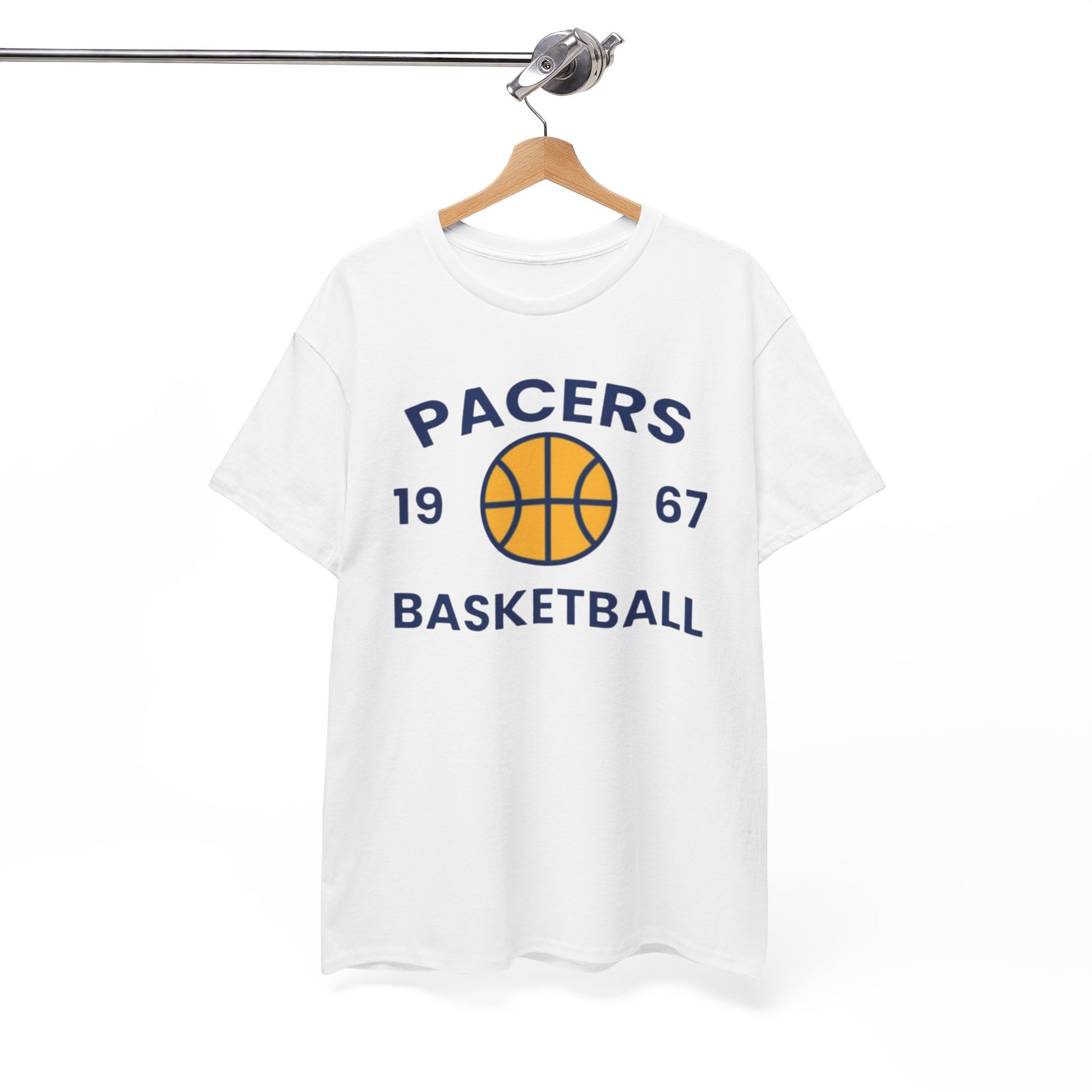 Pacers Basketball Tee – Vintage 1967 Basketball Graphic Shirt – breathable comfort wear, lightweight game day shirt, image 1.0